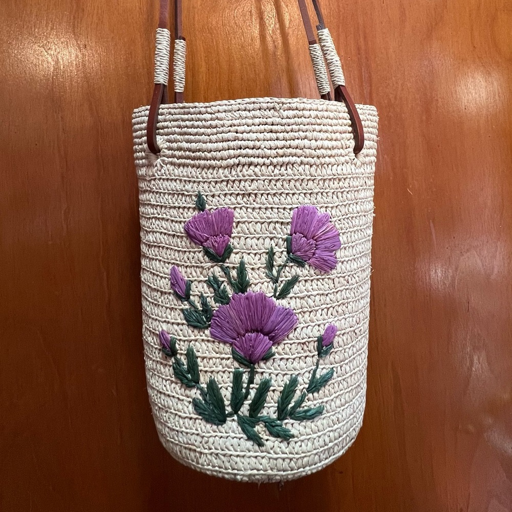 Sezane Josie bag with embroidery